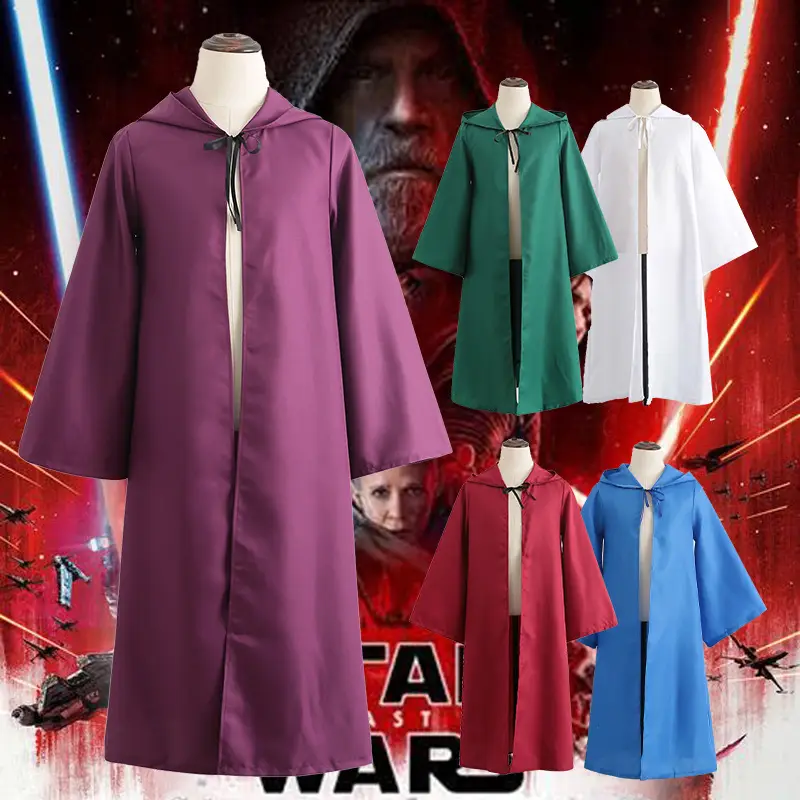Hooded Star Wars Cape Green Men Women - Image 7