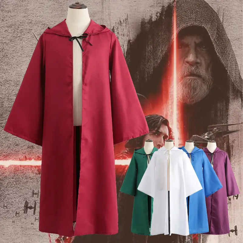 Hooded Star Wars Cape Green Men Women - Image 8
