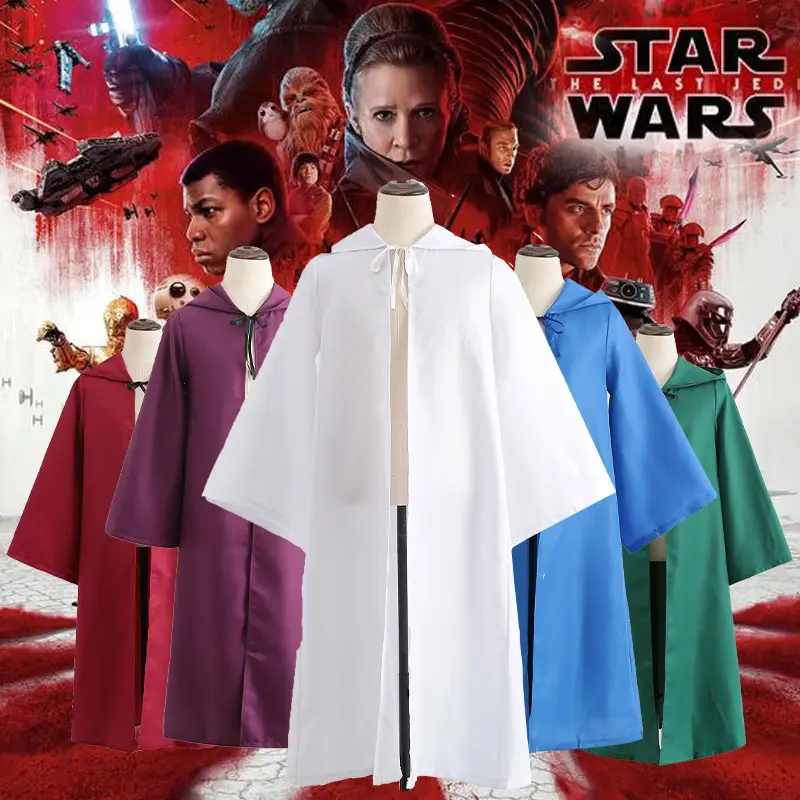 Hooded Star Wars Cape Green Men Women - Image 9