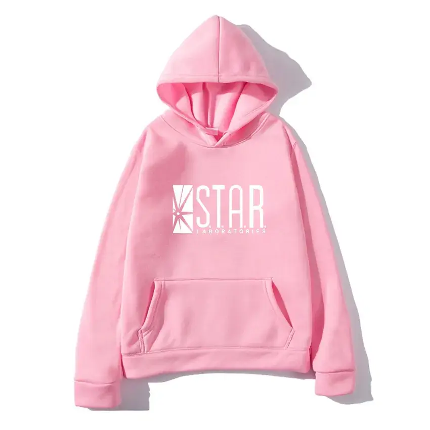 Star Logo Men's Blue Hooded Hoodie