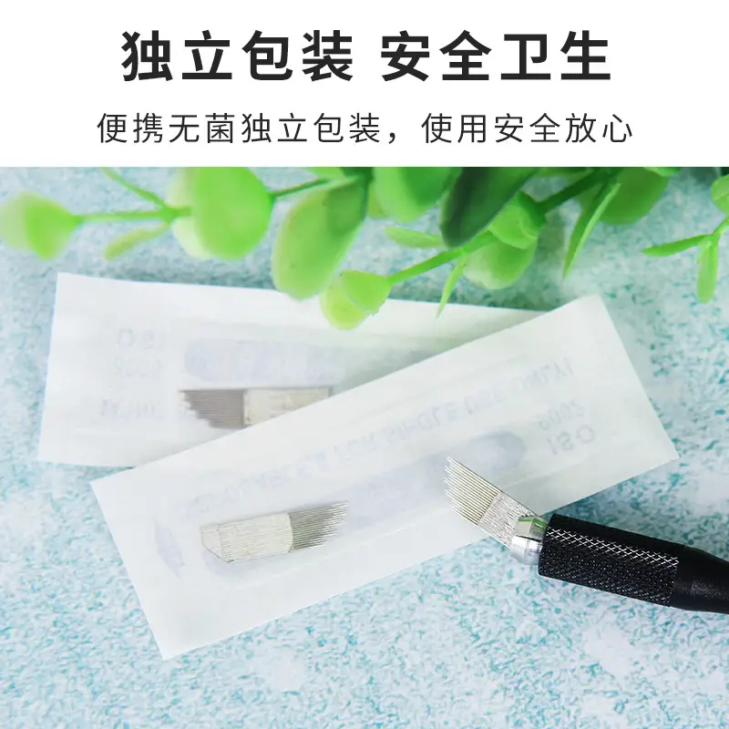 Curved Tattoo Needle Blade Single Row 17 Double Row 15 - Image 4
