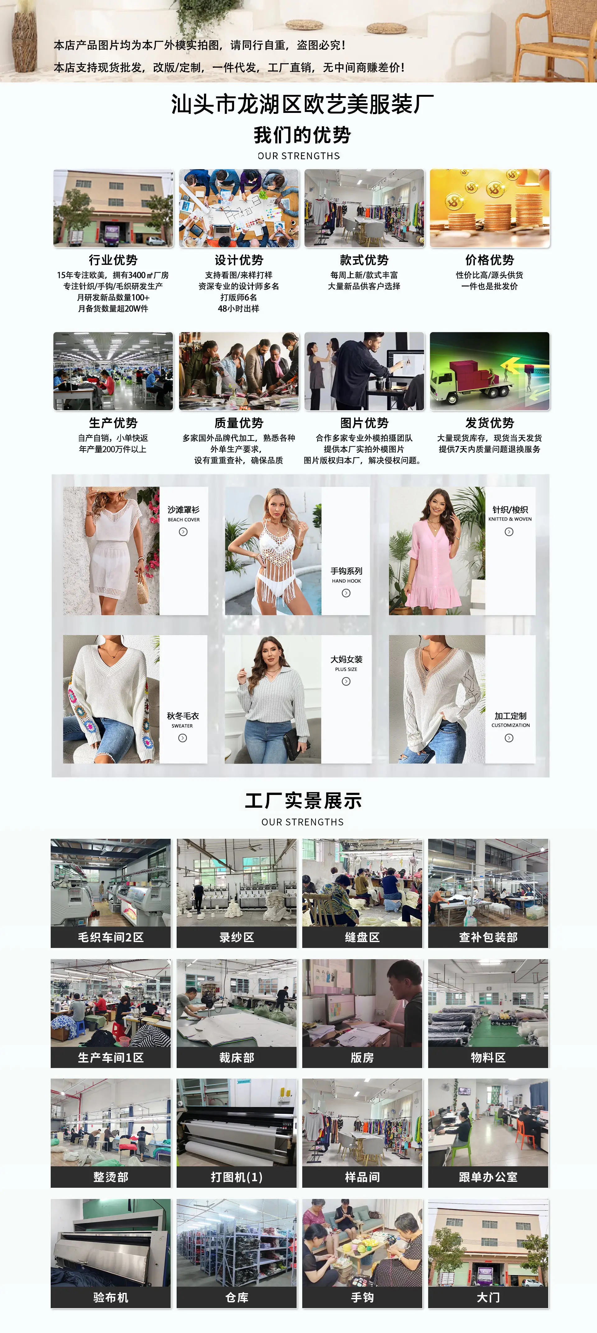 Women's V Neck Sun Protection Blouse White Orange Trim — feature 1