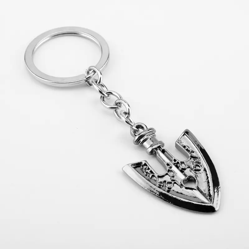 JOJO's Keychain with Arrow Pendant & Spade Design