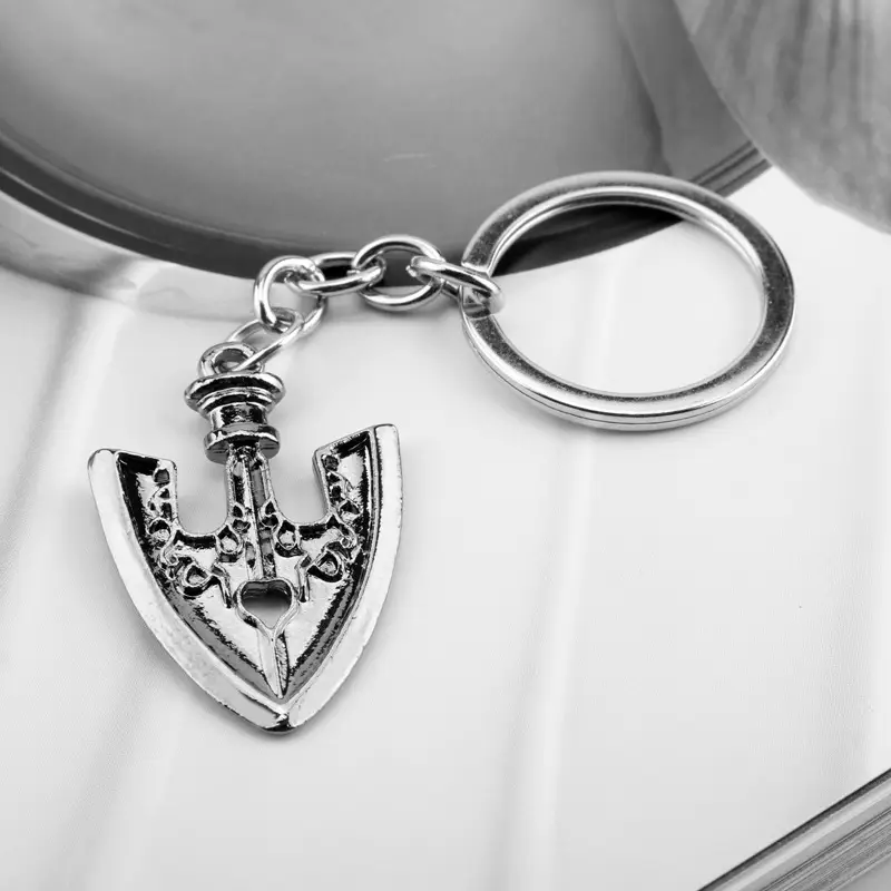 JOJO's Keychain with Arrow Pendant & Spade Design