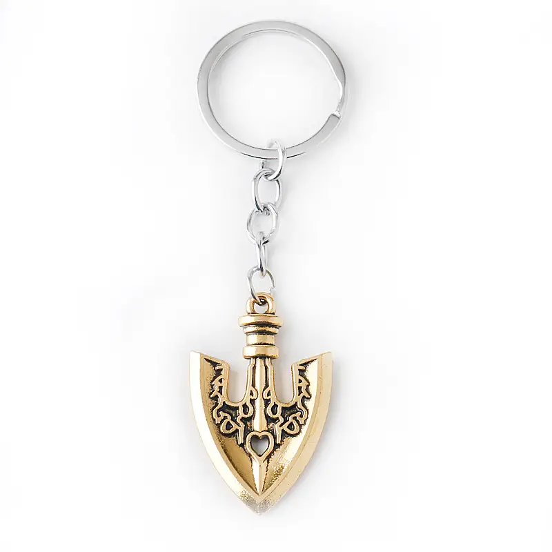 JOJO's Keychain with Arrow Pendant & Spade Design