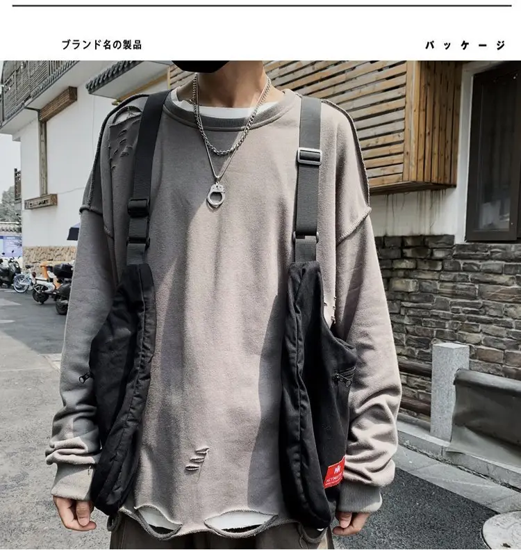 Men Black Crossbody Bag Set with Cap Hat — feature 4