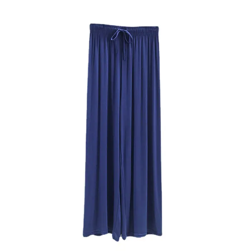 2023 Drapedy Modal Pants Blue Large Wide Leg Spring Summer - Image 14