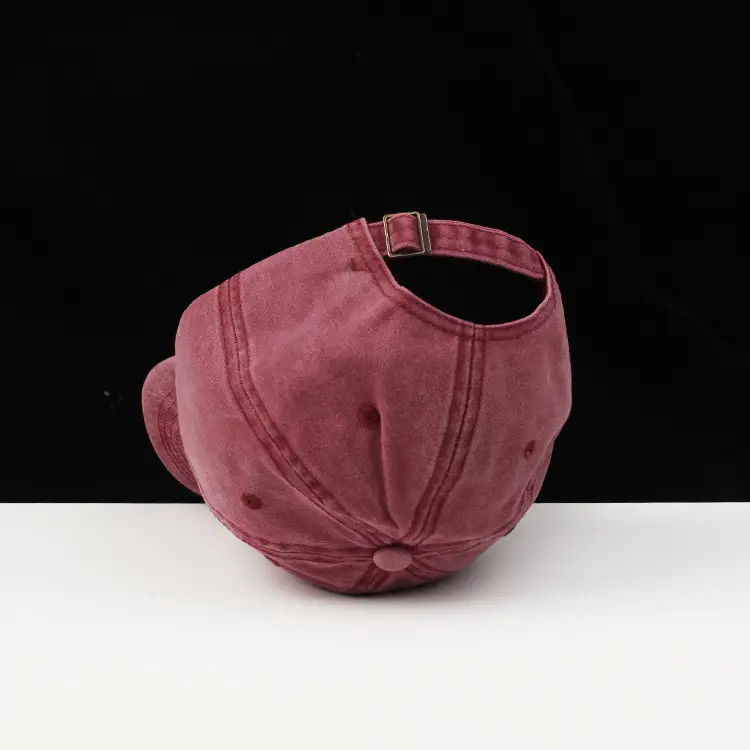 Men's Washed Denim Baseball Cap with "OUTRE 66" Logo — feature 6