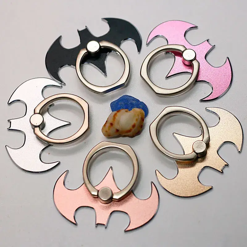 Cartoon Batman Mobile Phone Ring Buckle Set - Image 3