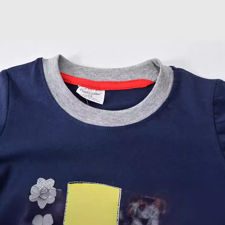 Blue T-Shirt for Boys Small Medium Summer Wear - Image 2