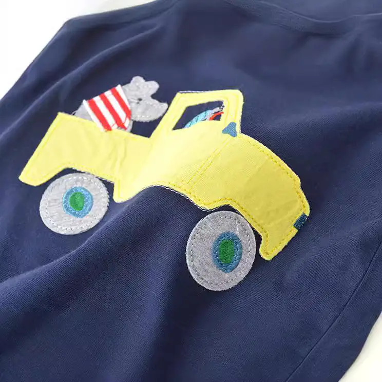 Blue T-Shirt for Boys Small Medium Summer Wear - Image 4