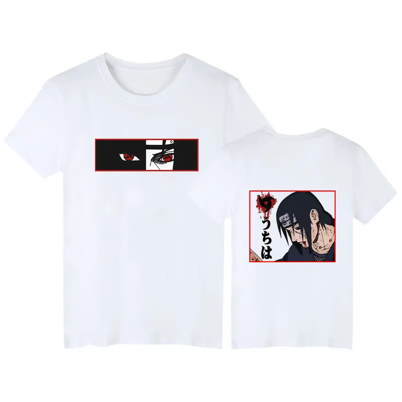 Naruto Graphic T-Shirt Black Short Sleeve - Image 4