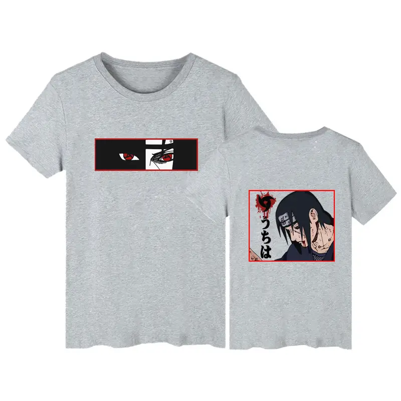 Naruto Graphic T-Shirt Black Short Sleeve - Image 5