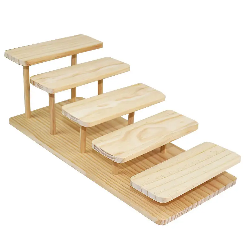 Wooden Multi-Level Eye Shop Display Stand for Sunglasses