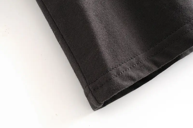 Women's 2025 Letter Print T-Shirt Black Short Sleeve — feature 9