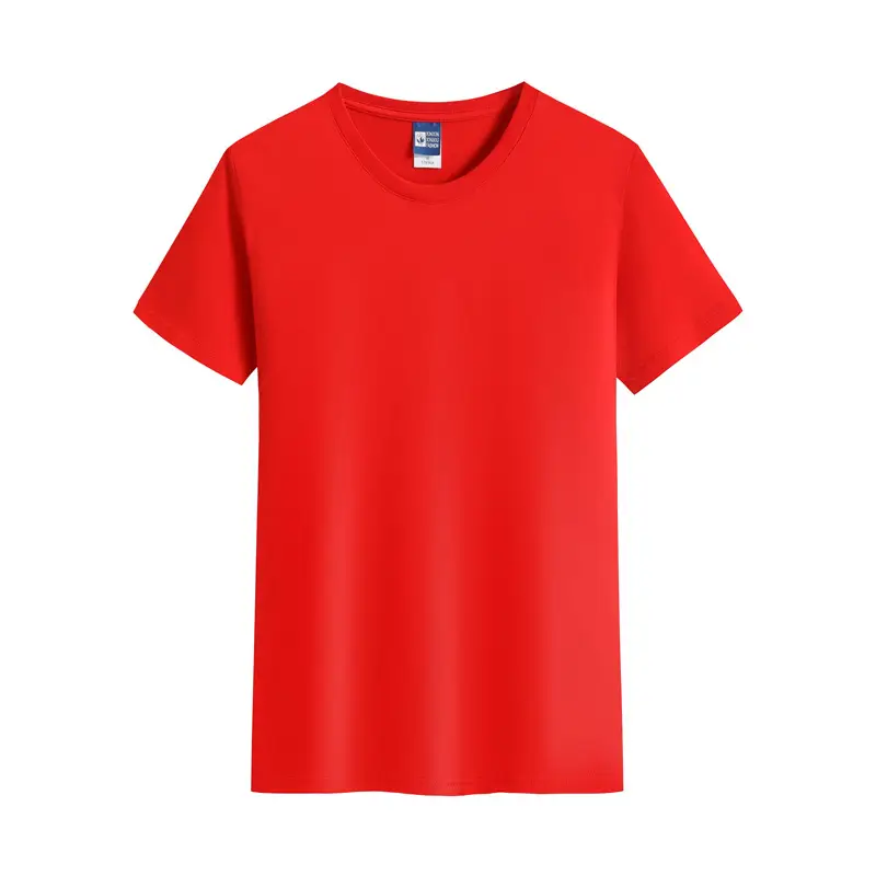 Pure Cotton T-Shirt for Men Women Custom Embroidered - Image 2