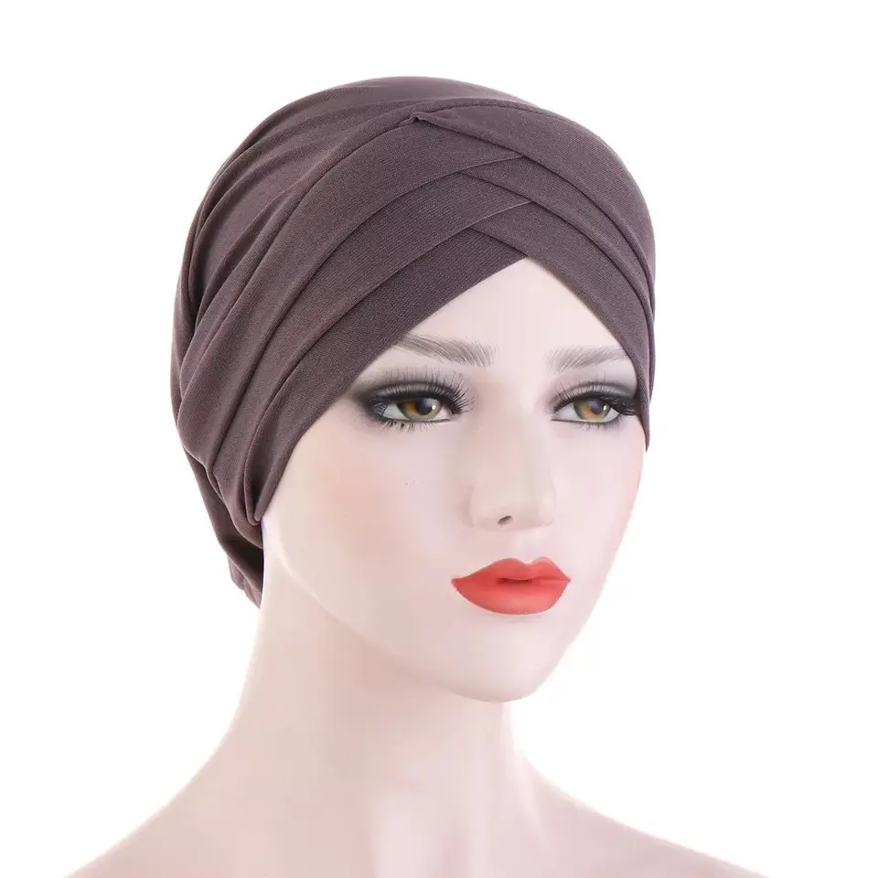 Red Cross-Stripped Muslim Cap for Women - Image 6