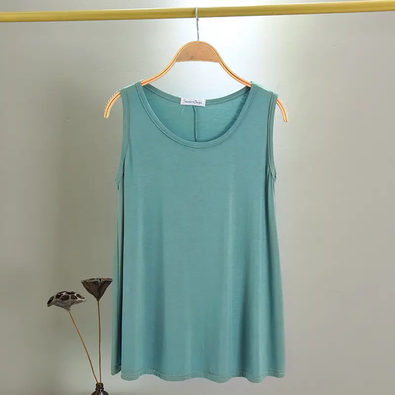 Women's Sweet A-Shaped Modal Vest Summer Top - Image 7