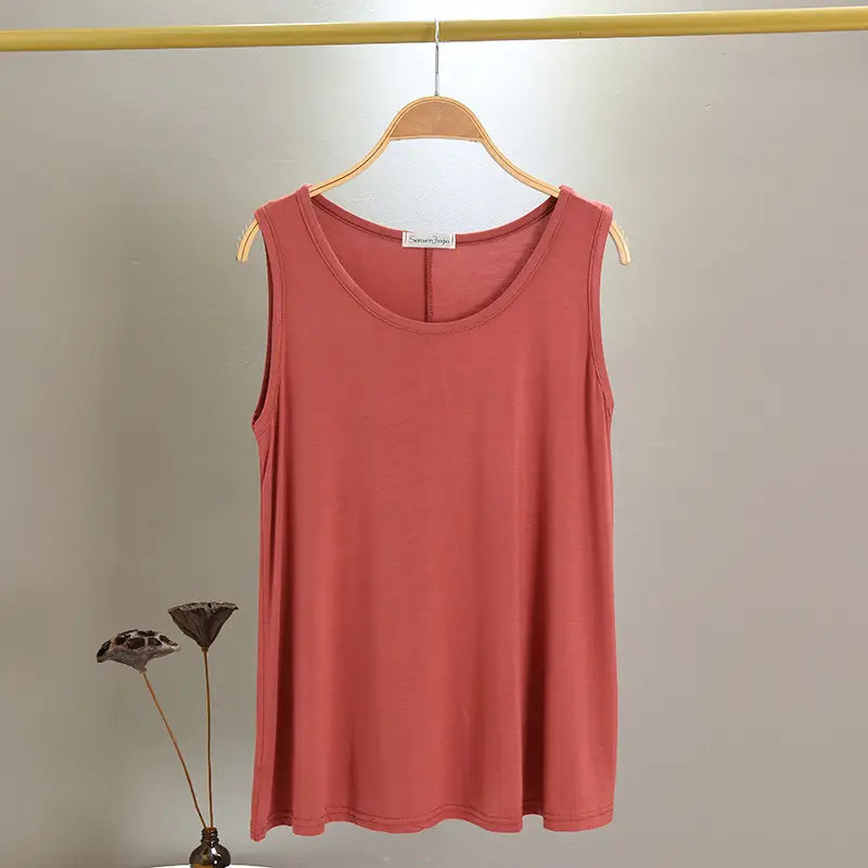 Women's Sweet A-Shaped Modal Vest Summer Top - Image 6