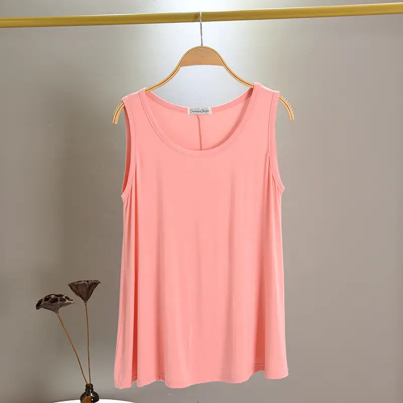 Women's Sweet A-Shaped Modal Vest Summer Top - Image 5