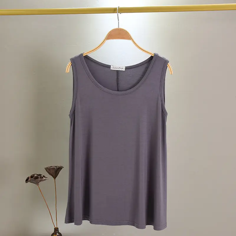 Women's Sweet A-Shaped Modal Vest Summer Top - Image 10