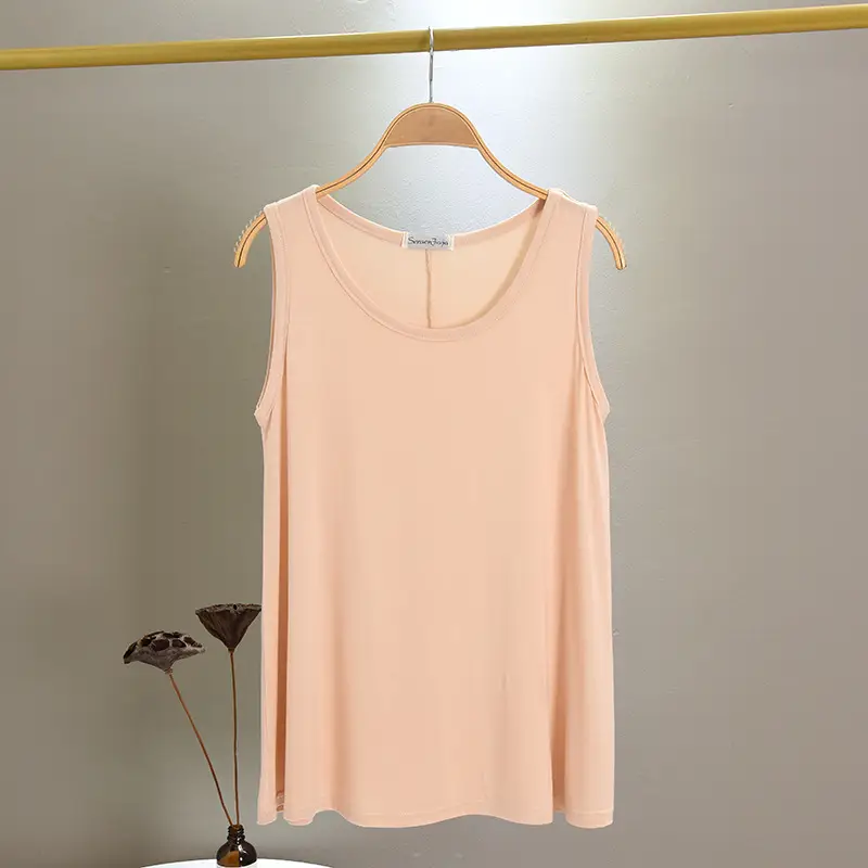Women's Sweet A-Shaped Modal Vest Summer Top - Image 3
