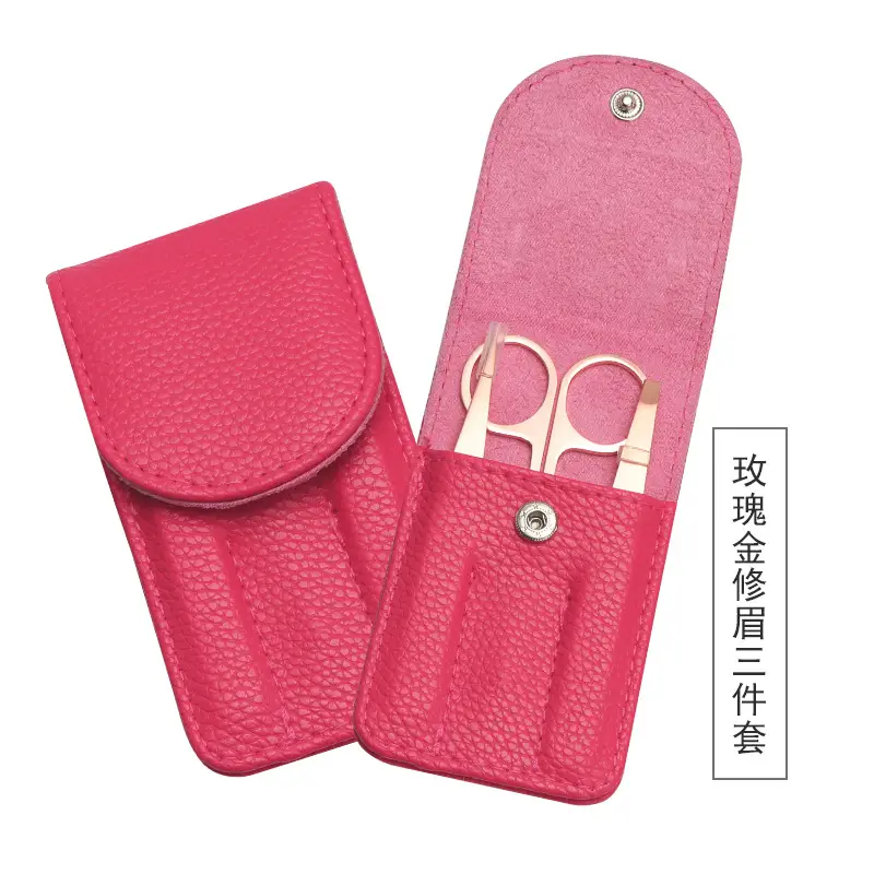 Stainless Steel Eyebrow Clip & Trimmer Set - Image 13