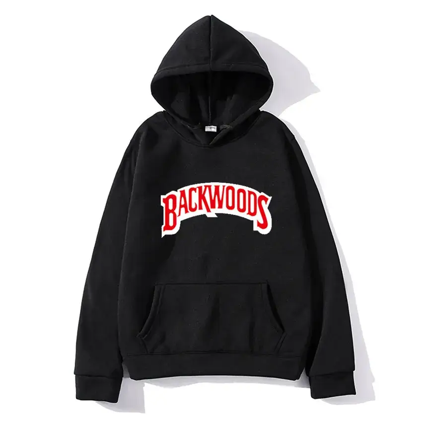 Blue Backwoods Hooded Pullover Sweater for Men Women - Image 10