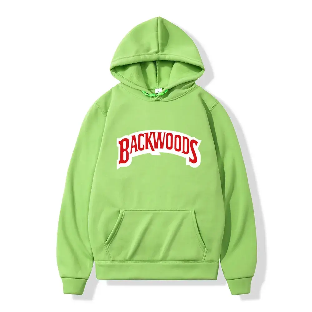 Blue Backwoods Hooded Pullover Sweater for Men Women - Image 13
