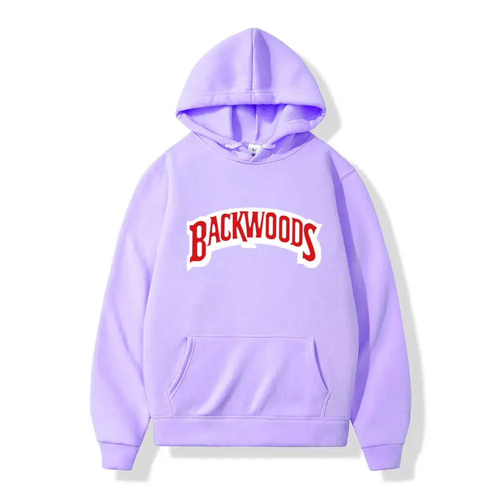 Blue Backwoods Hooded Pullover Sweater for Men Women - Image 15