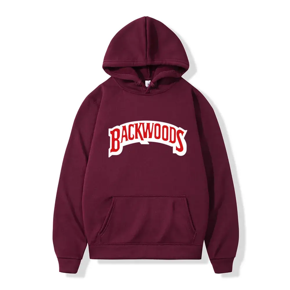 Blue Backwoods Hooded Pullover Sweater for Men Women - Image 16