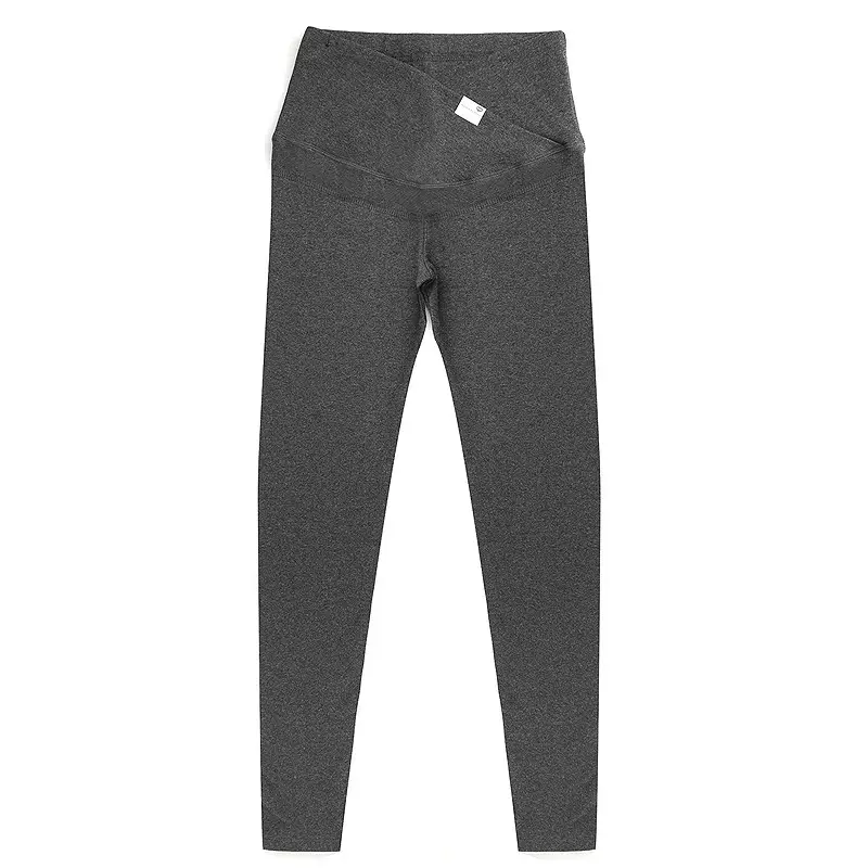 Maternity Leggings Low Waist High Waist Belly Support - Image 8