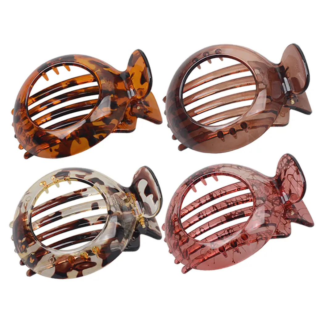 Fish Shape Hair Clips High Quality Resin Drop Resistant - Image 13