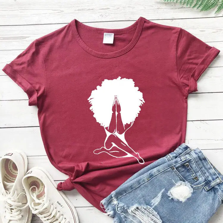 T-shirt with Explosion Head Girl Design Yellow - Image 9