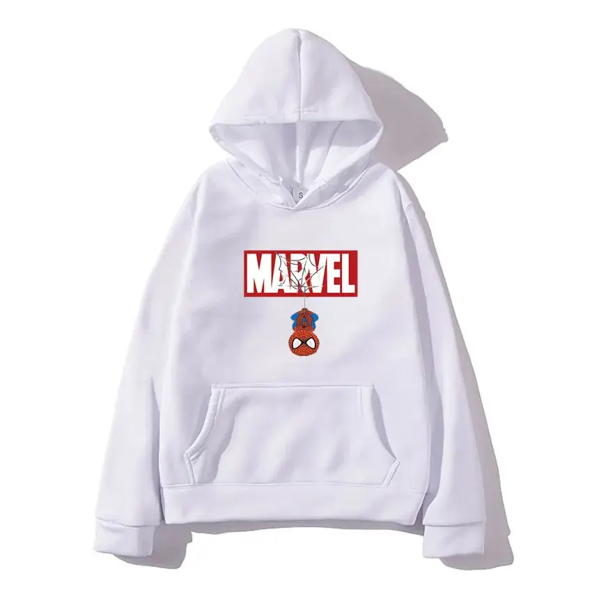 American MARVEL Printed Hoodie for Women Men Purple - Image 12
