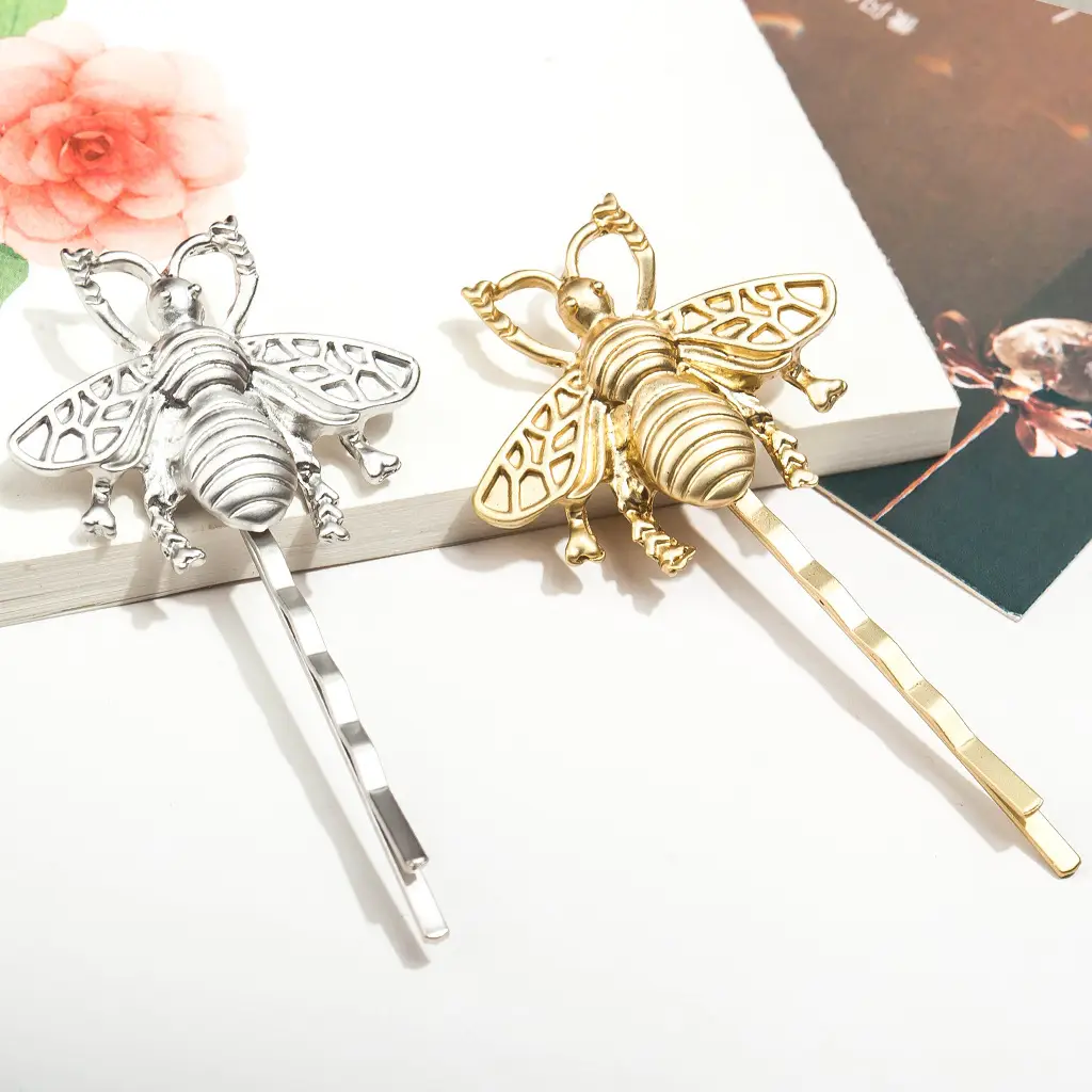Golden Bee Hairpin Clip for Women Men - Image 5