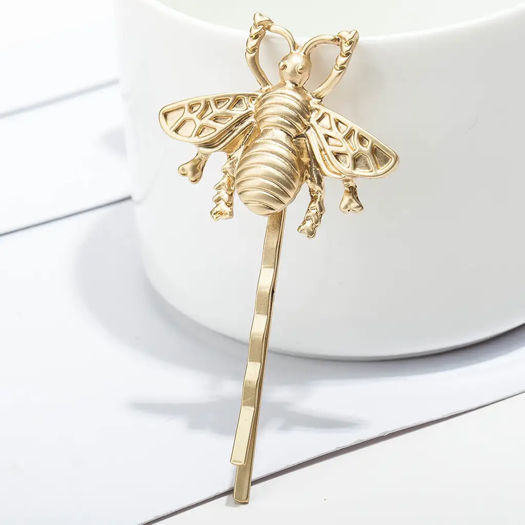 Golden Bee Hairpin Clip for Women Men - Image 6