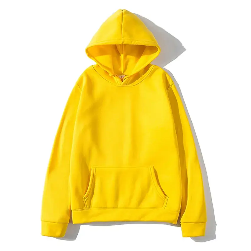 Men Winter Solid Fleece Hoodie Purple - Image 14