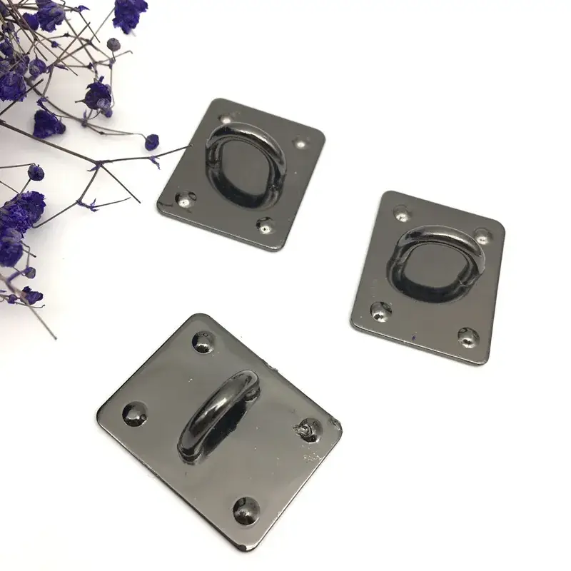 Square Phone Tassel Buckle Metal Accessories - Image 3