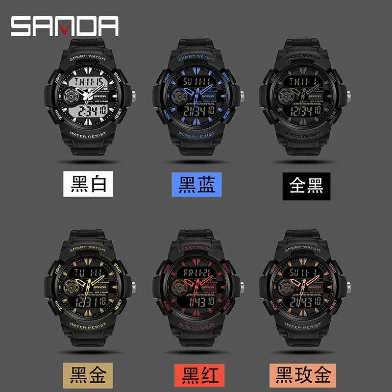Men's Waterproof Digital Watch with LED Display - Image 10