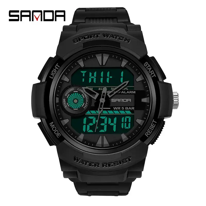 Men's Waterproof Digital Watch with LED Display - Image 5
