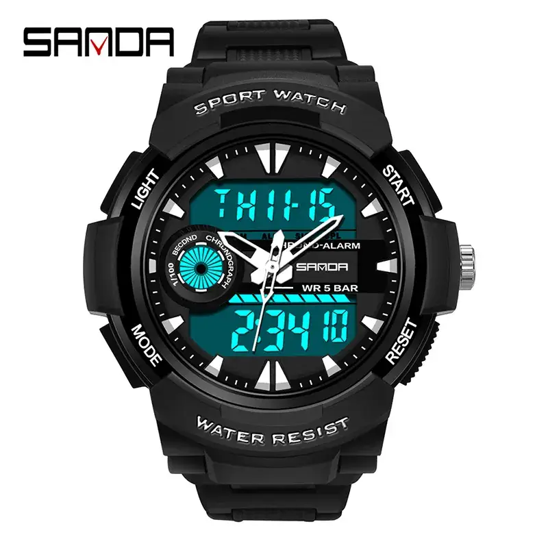 Men's Waterproof Digital Watch with LED Display - Image 6