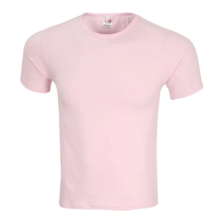 Men Women Cotton T-Shirt Green Light Blue Round Neck - Image 11