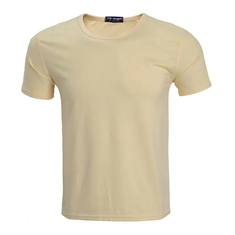 Men Women Cotton T-Shirt Green Light Blue Round Neck - Image 12