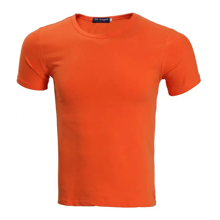 Men Women Cotton T-Shirt Green Light Blue Round Neck - Image 14