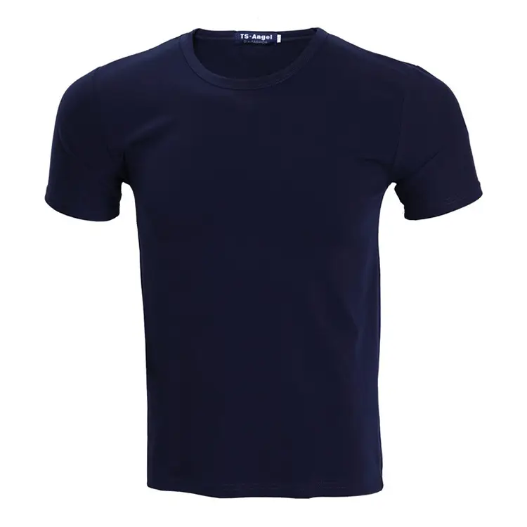 Men Women Cotton T-Shirt Green Light Blue Round Neck - Image 15