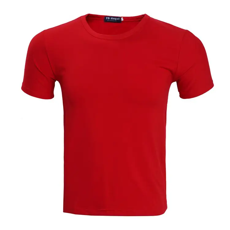 Men Women Cotton T-Shirt Green Light Blue Round Neck - Image 8