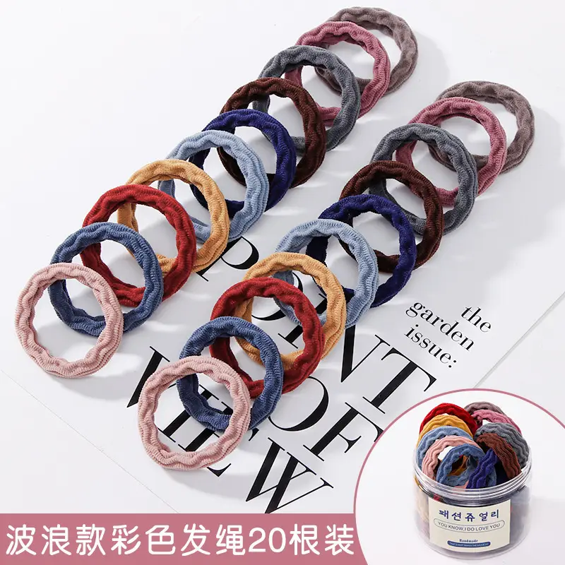 Purple Rubber Hair Bands for Women - 50 Pcs - Image 11