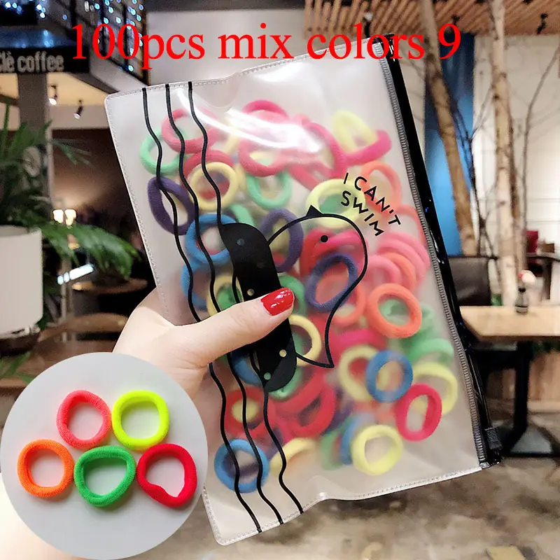 Purple Rubber Hair Bands for Women - 50 Pcs - Image 33
