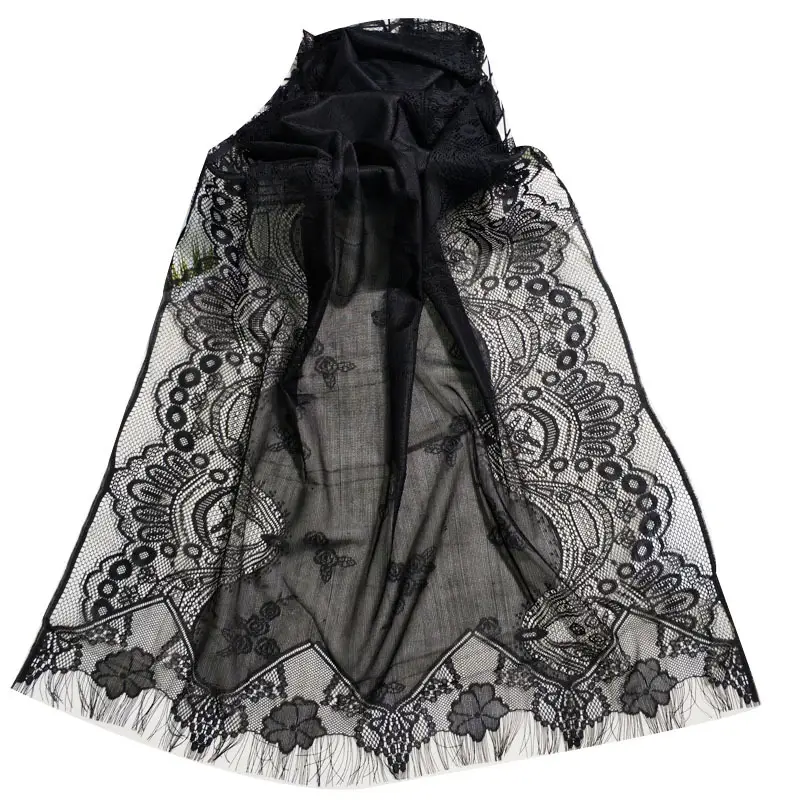 Golden Lace Scarf for Women Muslim Turban - Image 15